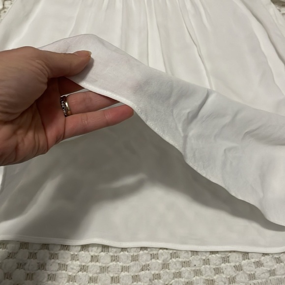 Wrangler Cold Shoulder White Blouse with Floral Detail - Picture 6 of 10